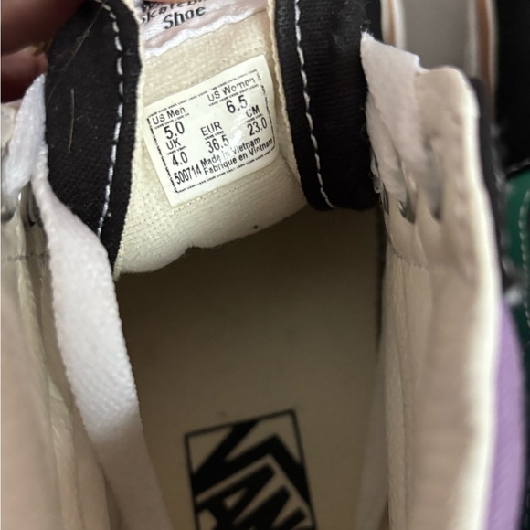 Vans Sk8-Hi Stacked Confetti - Fairy Wren Sea Green- RARE FIND- women’s 6.5 - Picture 7 of 8